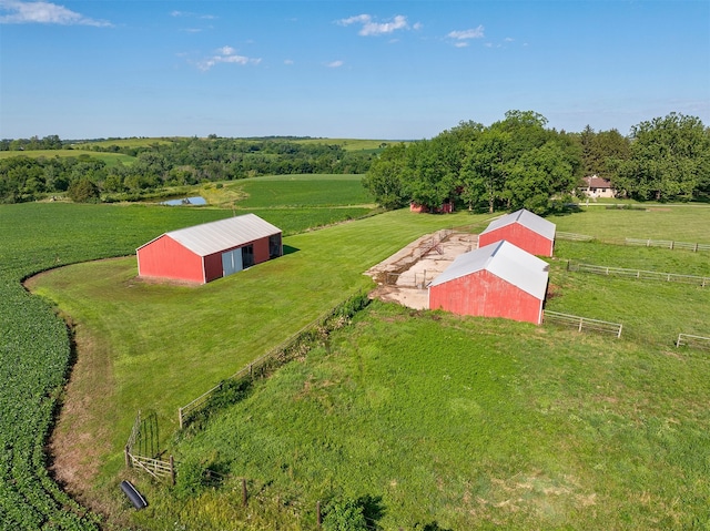122 G76 Hwy, Lacona, IA 50139 - overview of rural landscape with agricultural land