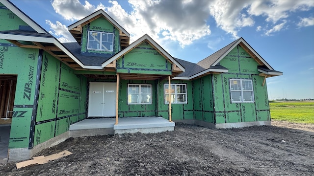 1910 NE Pond View Ct, Ankeny, IA 50021 - property in mid-construction with board and batten siding and roof with shingles