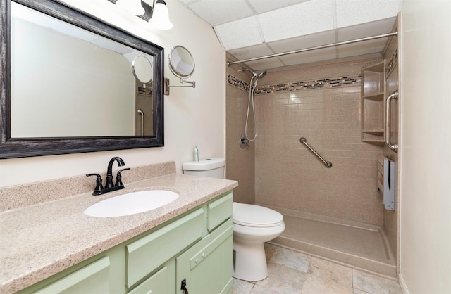 702 Jasper Ave NE, Mitchellville, IA 50169 - bathroom with a tile shower and vanity