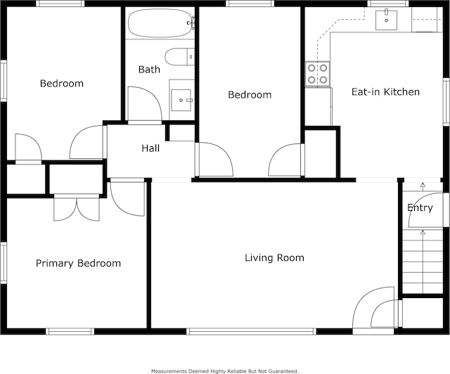 3025 Dean Ave, Des Moines, IA 50317 - view of floor plan / room layout