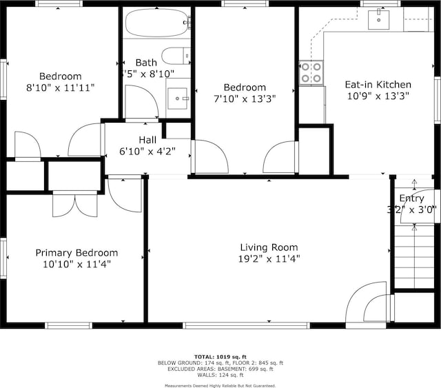 3025 Dean Ave, Des Moines, IA 50317 - view of property floor plan