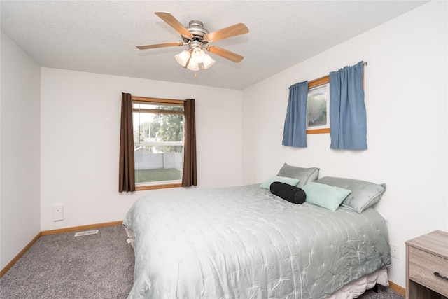 6217 Welker Ave, Des Moines, IA 50312 - bedroom featuring carpet floors and ceiling fan