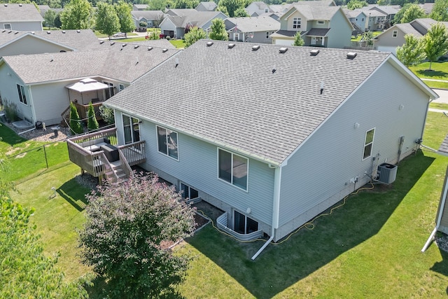 4315 E 48th St, Des Moines, IA 50317 - aerial perspective of suburban area