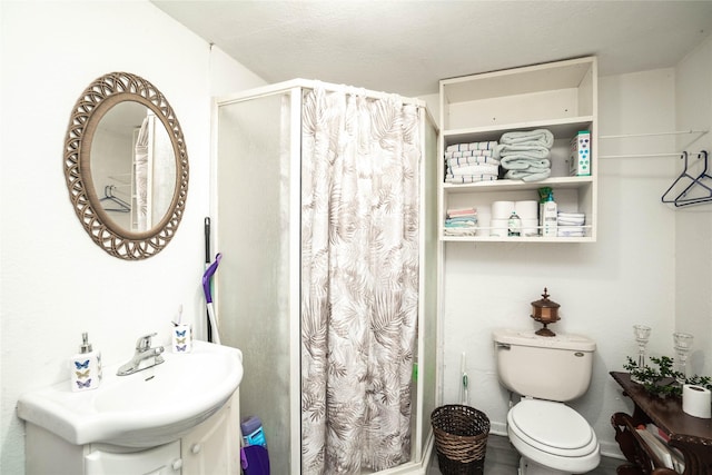 808 Bridge St, Redfield, IA 50233 - full bath featuring a stall shower and vanity