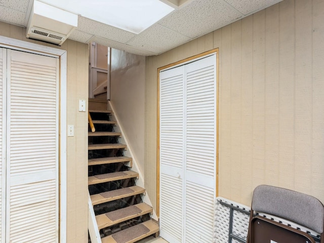 4987 E 28th St N, Newton, IA 50208 - stairs with a drop ceiling