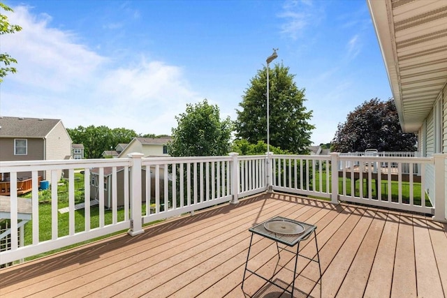 827 SW 46th St, Ankeny, IA 50023 - view of wooden deck