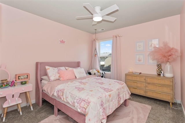1413 NE Park St, Grimes, IA 50111 - carpeted bedroom with ceiling fan