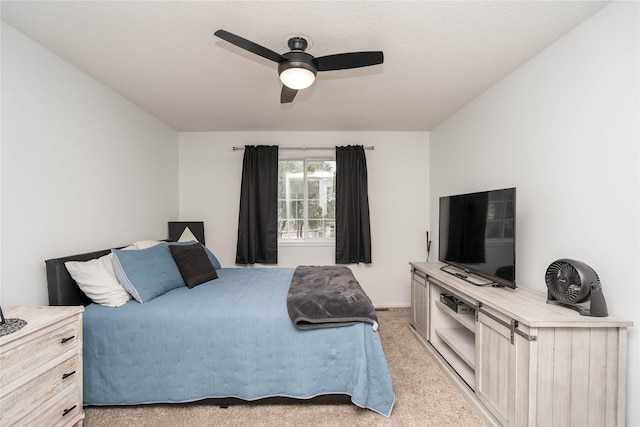 150 S Prairie View Dr Unit 601, West Des Moines, IA 50266 - bedroom with light carpet and a ceiling fan