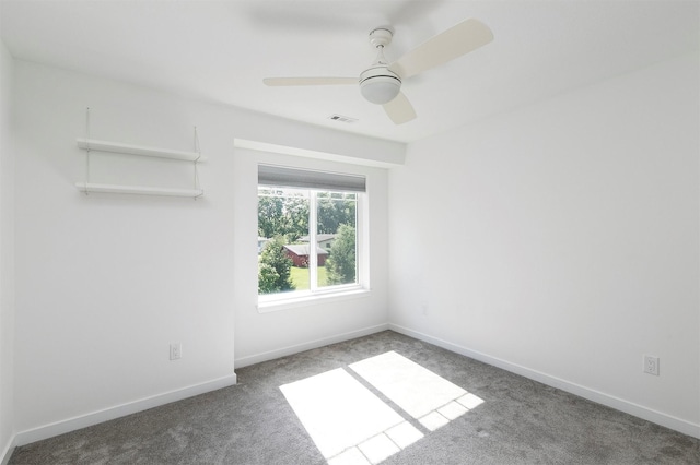 427 Spring Crest Ln, Waukee, IA 50263 - carpeted spare room featuring baseboards and a ceiling fan