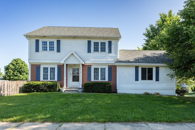 4624 Tamara Ln, West Des Moines, IA 50265 - colonial-style house with brick siding and roof with shingles