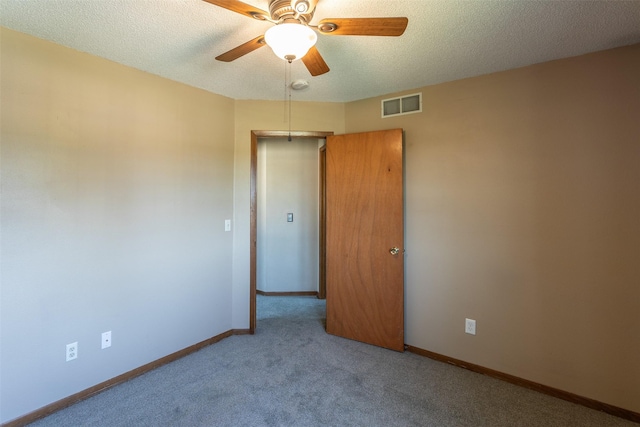 4624 Tamara Ln, West Des Moines, IA 50265 - carpeted empty room with ceiling fan and a textured ceiling