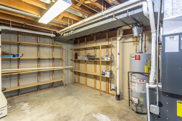 4624 Tamara Ln, West Des Moines, IA 50265 - unfinished below grade area with water heater and heating unit