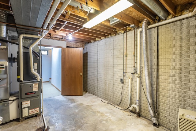4624 Tamara Ln, West Des Moines, IA 50265 - basement with heating unit