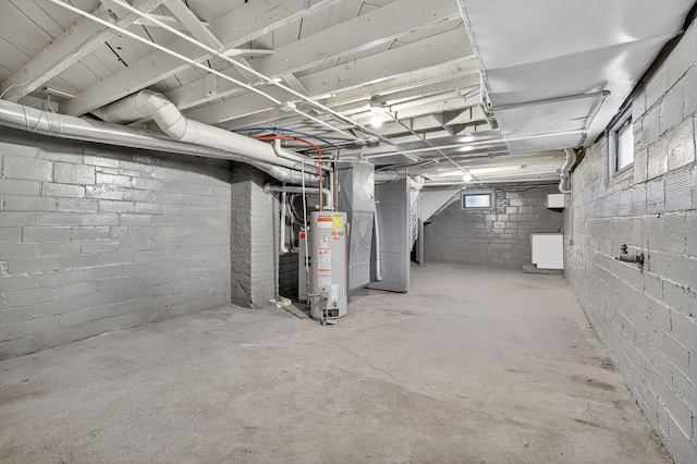 1728 NW Dr, Des Moines, IA 50310 - below grade area with water heater