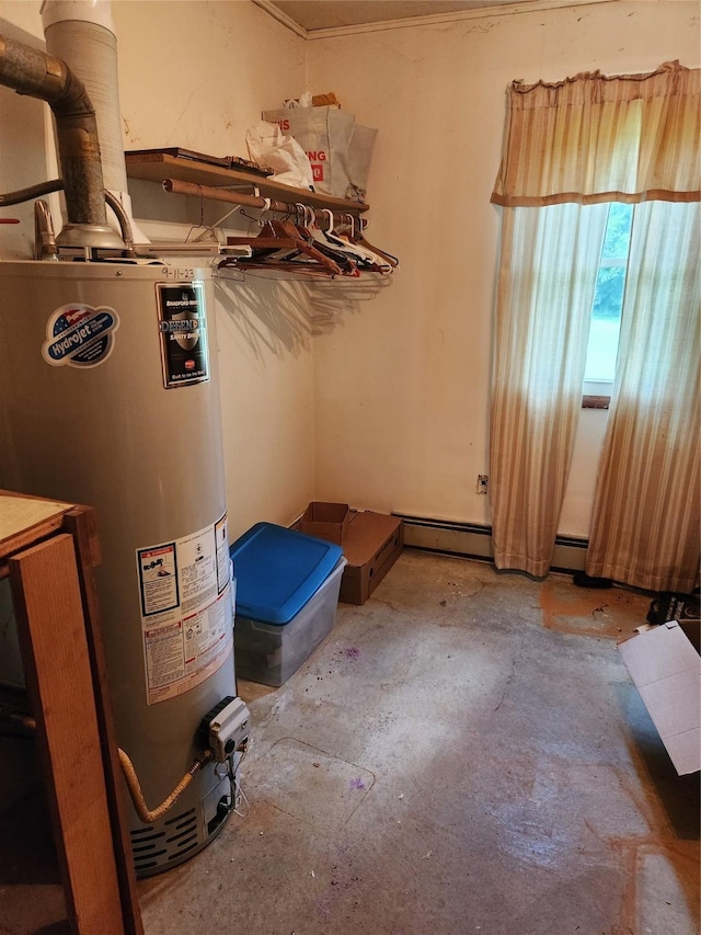 503 Main St, Harvey, IA 50119 - utility room with water heater