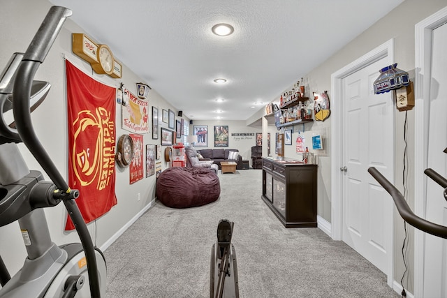4808 Dewey Pl, Johnston, IA 50131 - hall with carpet flooring and a textured ceiling