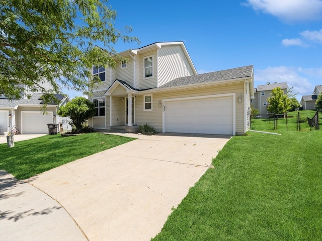5805 Sterling Trce, Des Moines, IA 50320 - traditional-style house with a garage and concrete driveway