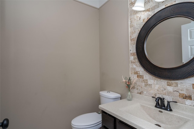 3605 80th St, Urbandale, IA 50322 - half bath featuring backsplash and vanity