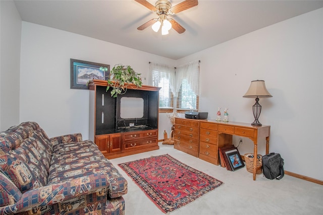 5925 Ep True Pkwy Unit 36, West Des Moines, IA 50266 - office with light carpet and ceiling fan