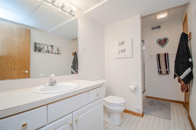 5925 Ep True Pkwy Unit 36, West Des Moines, IA 50266 - full bathroom with vanity, a shower with door, and tile patterned floors