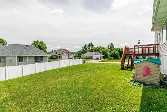 6825 Star View St, Des Moines, IA 50320 - view of yard featuring stairs and a residential view