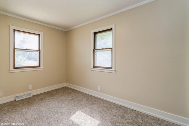 1212 Burnham Ave, Des Moines, IA 50315 - empty room featuring carpet and ornamental molding