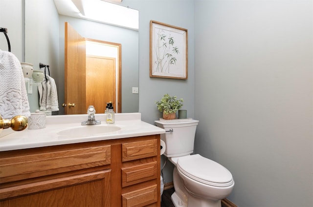 14449 Briarwood Ln, Urbandale, IA 50323 - bathroom with vanity and a skylight