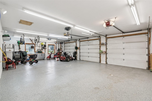 7 Hobart Pl, Grinnell, IA 50112 - garage with a garage door opener