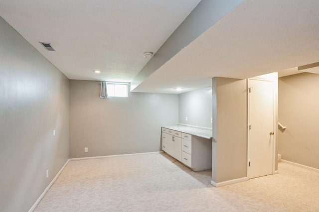 681 63rd St, West Des Moines, IA 50266 - below grade area featuring light carpet