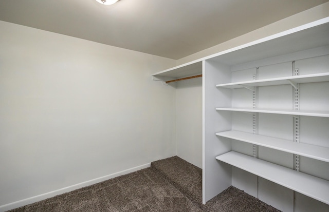 816 Boyd St, Des Moines, IA 50316 - walk in closet featuring dark carpet