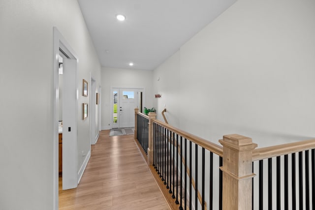 2309 NW 29th St, Ankeny, IA 50023 - hall featuring light wood-style flooring and recessed lighting