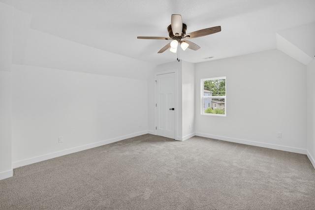 1124 13th St, Des Moines, IA 50314 - additional living space with a ceiling fan and carpet