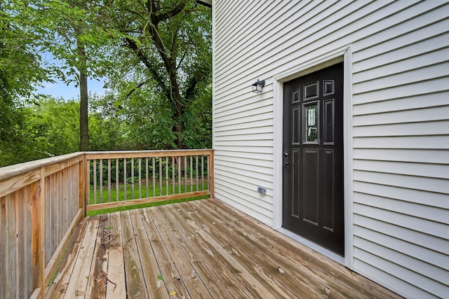 1124 13th St, Des Moines, IA 50314 - view of deck