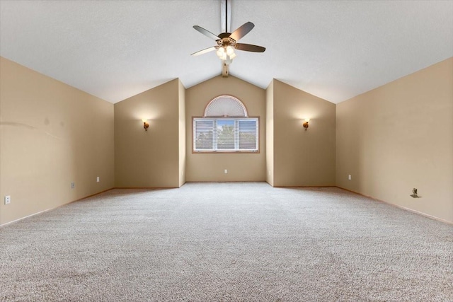704 SW Coventry Cir, Ankeny, IA 50023 - bonus room with ceiling fan, vaulted ceiling, and carpet flooring
