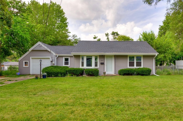 4207 Madison Ave, Des Moines, IA 50310 - ranch-style home featuring an attached garage, driveway, and roof with shingles