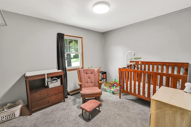 1018 S 5th St, Knoxville, IA 50138 - bedroom with carpet floors and a nursery area