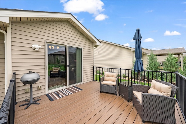 2501 NE Ewing Ct, Grimes, IA 50111 - view of wooden terrace