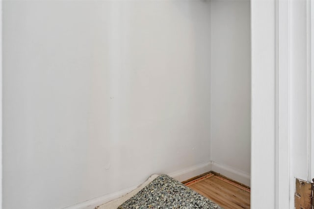 4004 Franklin Ave, Des Moines, IA 50310 - spare room featuring wood finished floors and baseboards