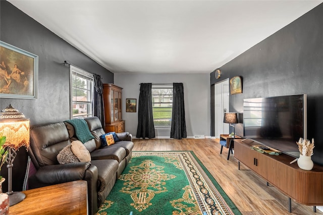 1416 Clinton Ave, Des Moines, IA 50313 - living area with light wood-style floors