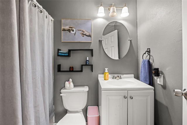 1416 Clinton Ave, Des Moines, IA 50313 - bathroom with vanity and curtained shower