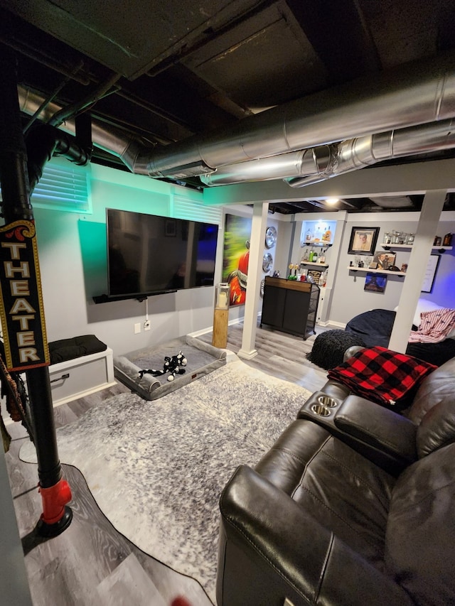 2904 48th St, Des Moines, IA 50310 - living room featuring wood finished floors