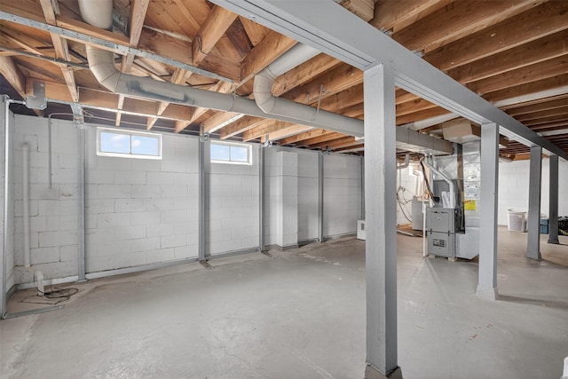 8026 Crestview Dr, Des Moines, IA 50320 - below grade area with heating unit