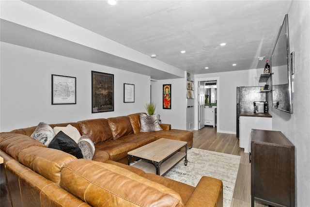 1375 SE Parkview Crossing Dr, Waukee, IA 50263 - living room with recessed lighting and wood finished floors