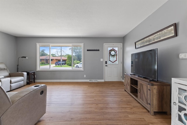 6675 NW 5th St, Des Moines, IA 50313 - living room with light wood-style flooring and baseboards