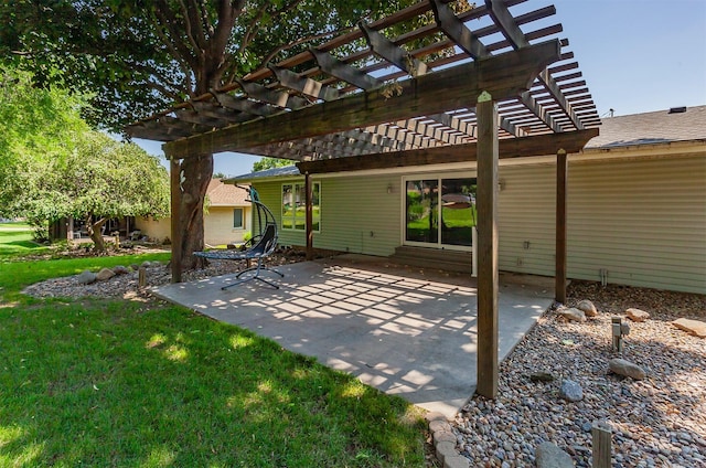2726 Lakeland Dr, Urbandale, IA 50322 - view of patio with a pergola