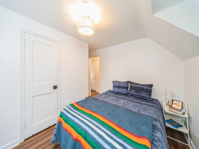 3934 Lincoln Place Dr, Des Moines, IA 50312 - bedroom with wood finished floors and lofted ceiling