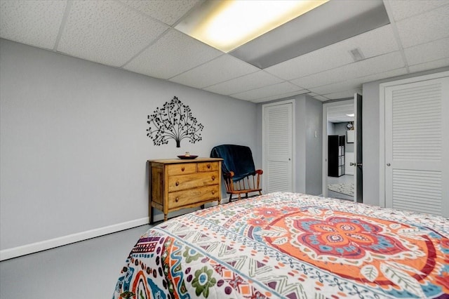 5613 College Ave, Des Moines, IA 50310 - bedroom featuring a paneled ceiling