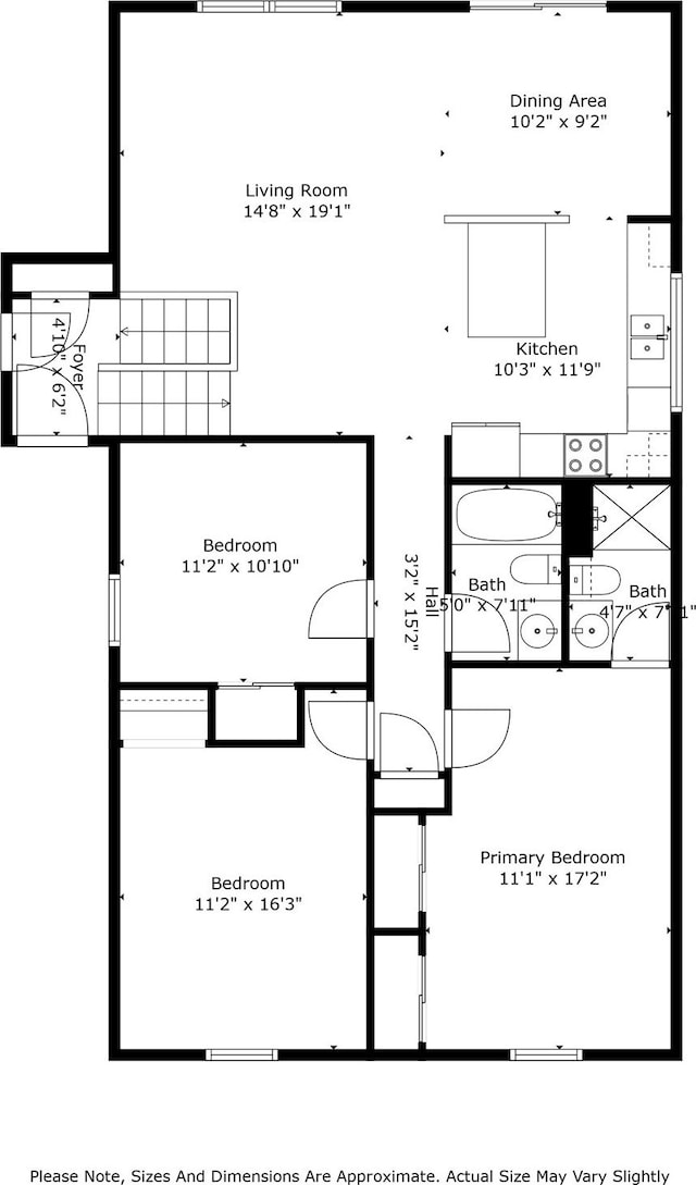 7005 Surrey Dr NE, Cedar Rapids, IA 52402 - view of room layout