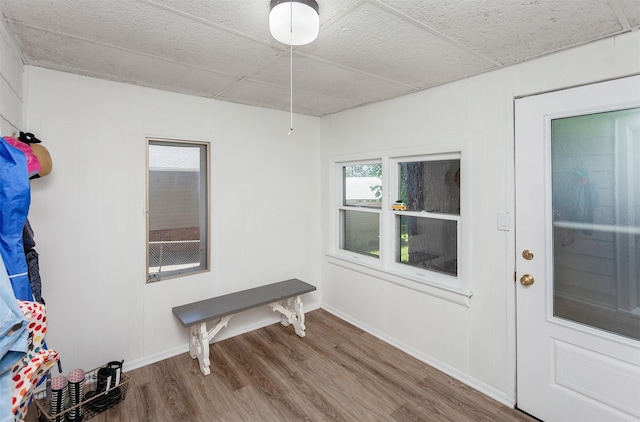 910 30th St, Des Moines, IA 50312 - empty room with wood finished floors and baseboards