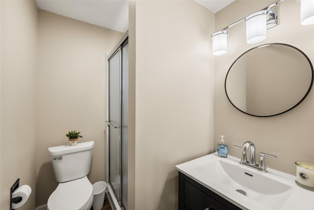 3312 Kinsey Ave, Des Moines, IA 50317 - bathroom with vanity and a stall shower